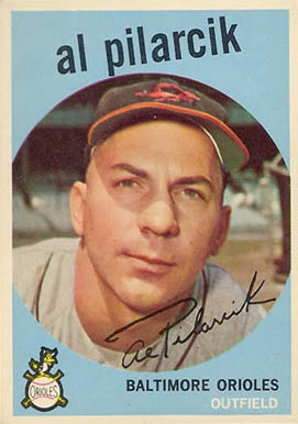 1959 Topps Al Pilarcik #7 Baseball Card