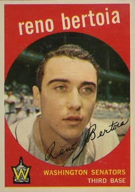 1959 Topps Reno Bertoia #84 Baseball Card