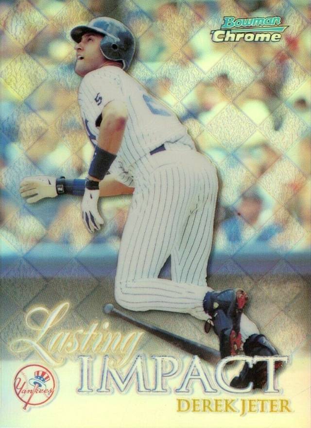 1999 Bowman Chrome Impact Derek Jeter #I16 Baseball Card