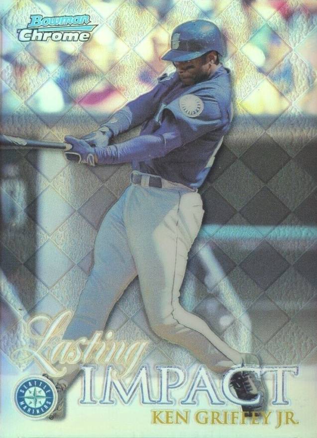 1999 Bowman Chrome Impact Ken Griffey Jr. #I20 Baseball Card