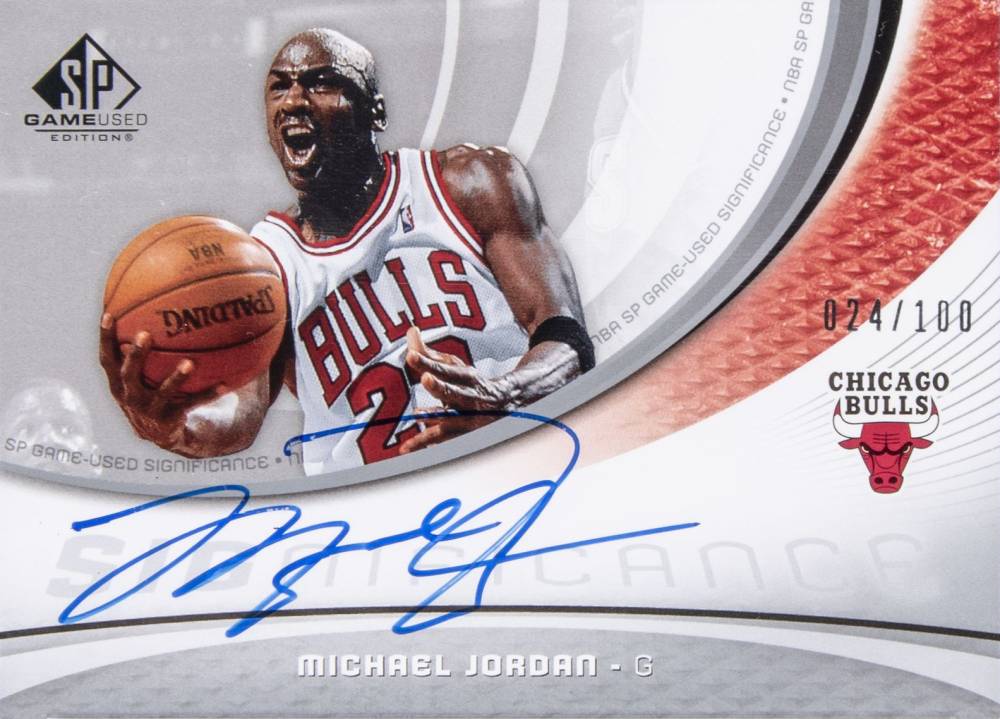 2005 SP Game Used Significance Michael Jordan #SIGMJ Basketball Card