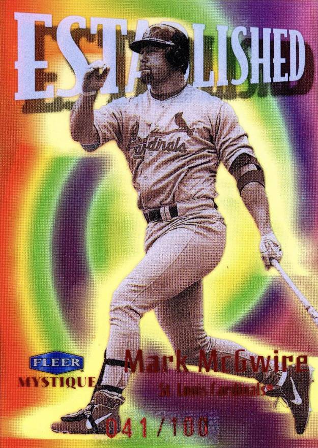 1999 Fleer Mystique Established Mark McGwire #5 Baseball Card