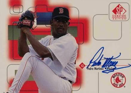 1999 SP Signature Autographs Pedro Martinez #PM Baseball Card