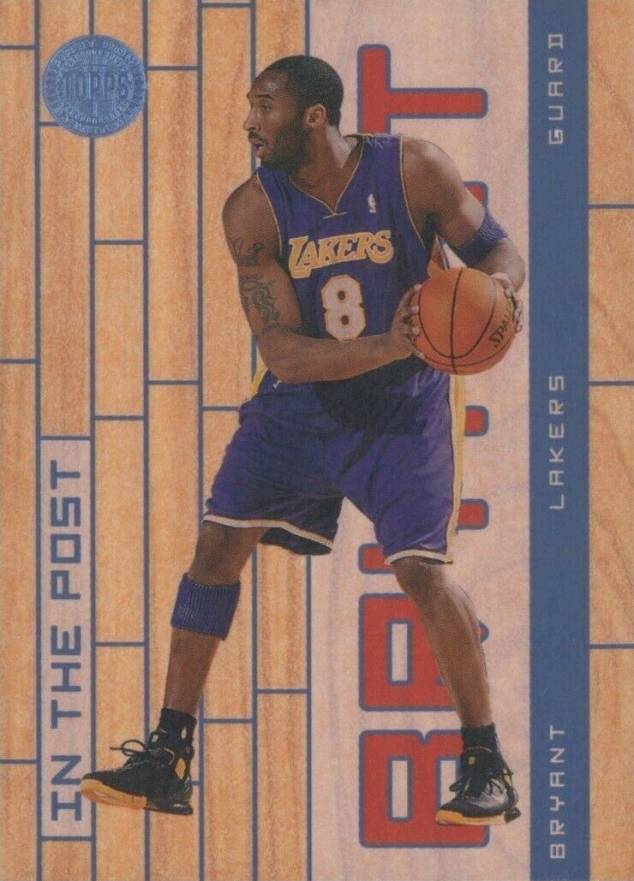 2005 Topps First Row in the Post Kobe Bryant #IP38 Basketball Card