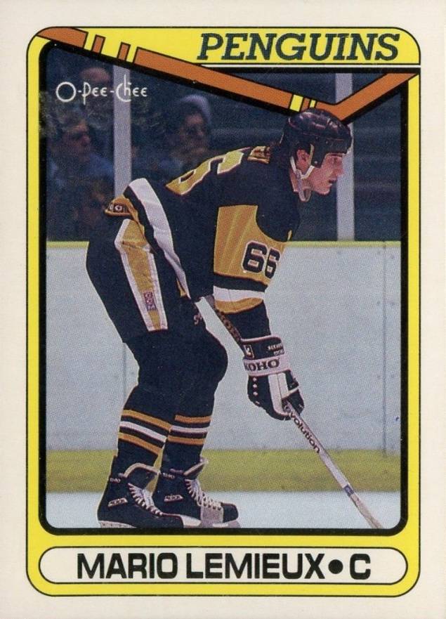 1990 O-Pee-Chee Mario Lemieux #175 Hockey Card