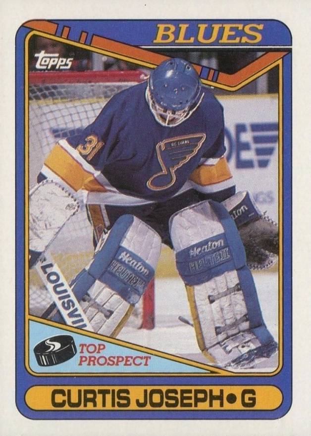 1990 Topps Curtis Joseph #171 Hockey Card