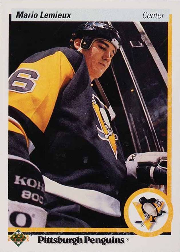 1990 Upper Deck Mario Lemieux #144 Hockey Card