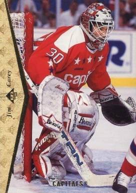 1994 SP Jim Carey #128 Hockey Card