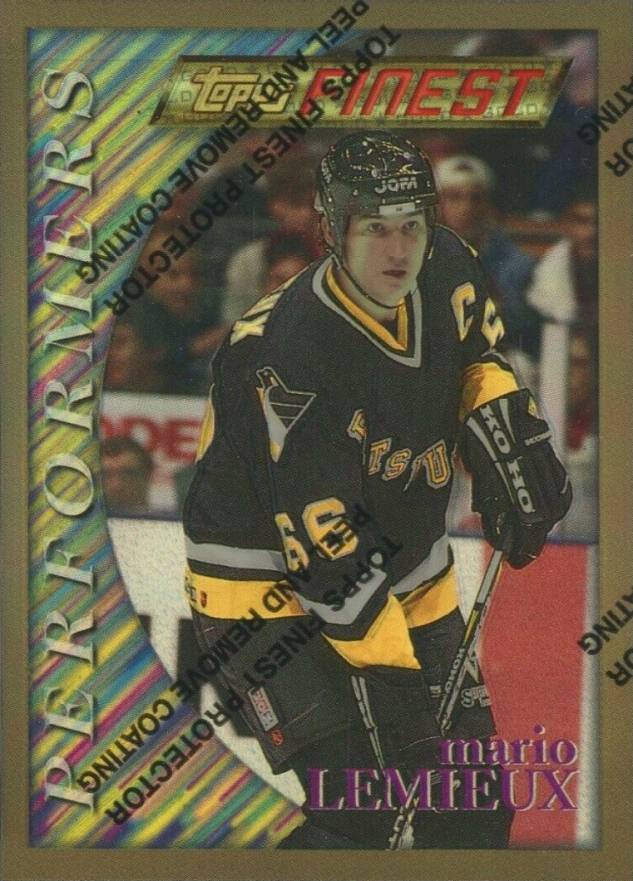 1995 Finest Mario Lemieux #190 Hockey Card