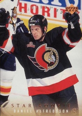 1995 Upper Deck Daniel Alfredsson #504 Hockey Card