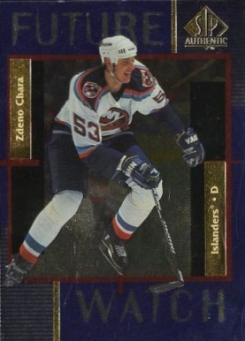 1997 SP Authentic Zdeno Chara Fw #186 Hockey Card