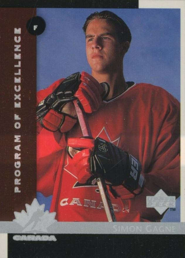 1997 Upper Deck Simon Gagne #411 Hockey Card
