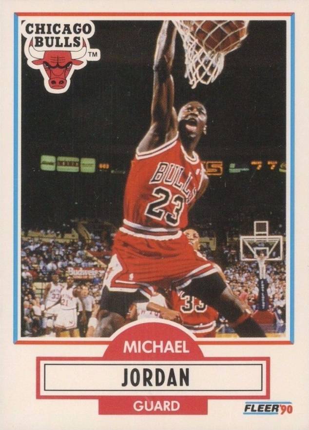 1990 Fleer Michael Jordan #26 Basketball Card