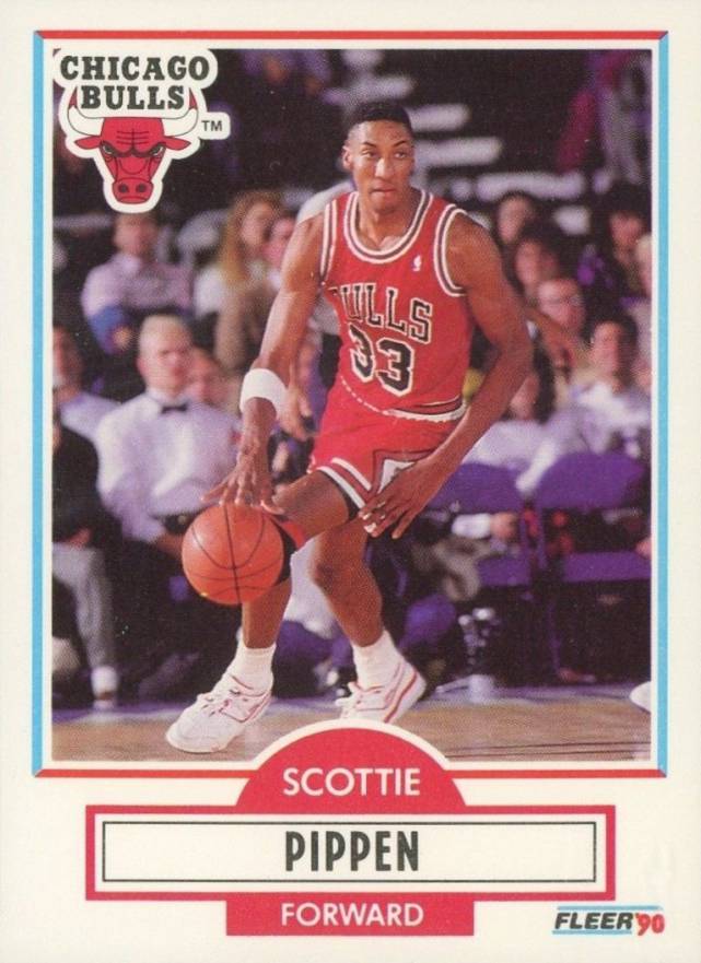 1990 Fleer Scottie Pippen #30 Basketball Card