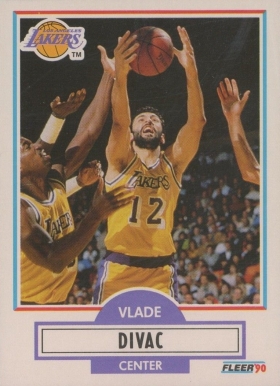 1990 Fleer Vlade Divac #91 Basketball Card
