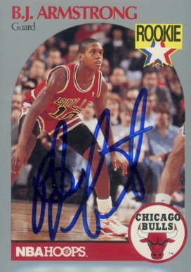 1990 Hoops B.J. Armstrong #60 Basketball Card