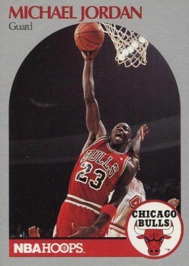 1990 Hoops Michael Jordan #65 Basketball Card