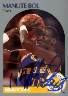 1990 Hoops Manute Bol #112 Basketball Card