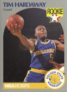 1990 Hoops Tim Hardaway #113 Basketball Card