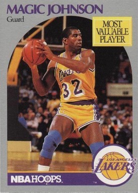 1990 Hoops Magic Johnson #157 Basketball Card