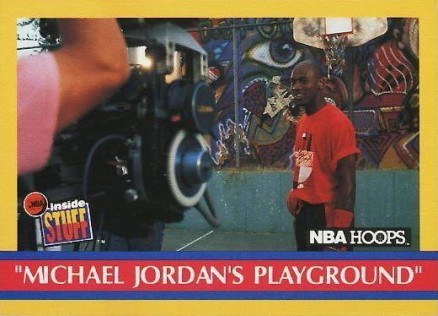 1990 Hoops Michael Jordan Playground #382 Basketball Card