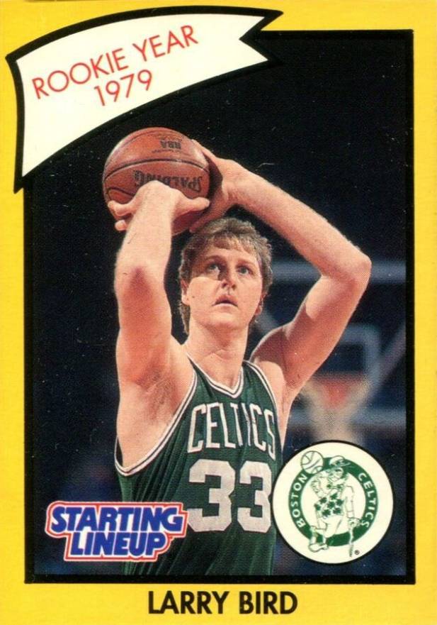 1990 Kenner Starting Lineup Larry Bird # Basketball Card