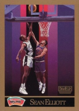 1990 Skybox Sean Elliott #256 Basketball Card