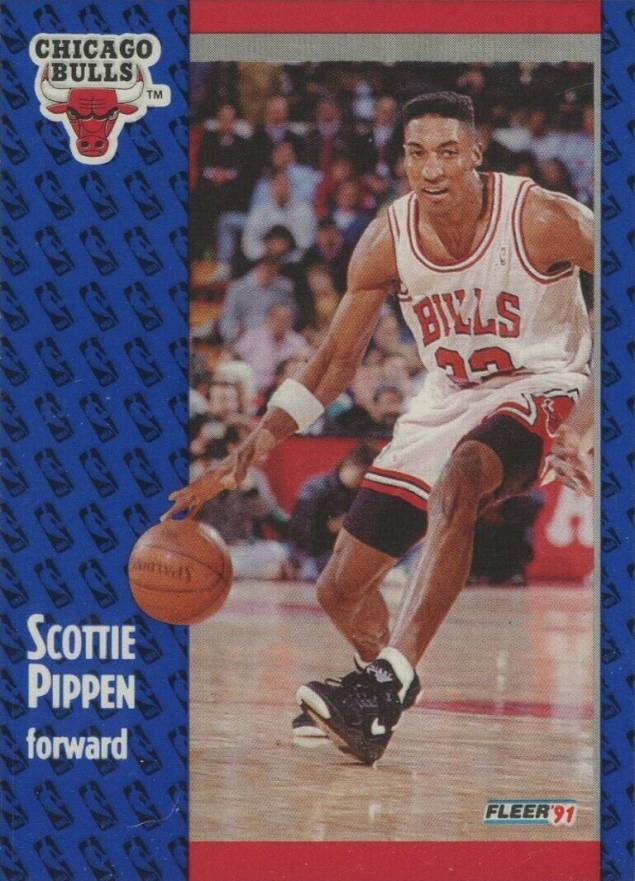 1991 Fleer Scottie Pippen #33 Basketball Card