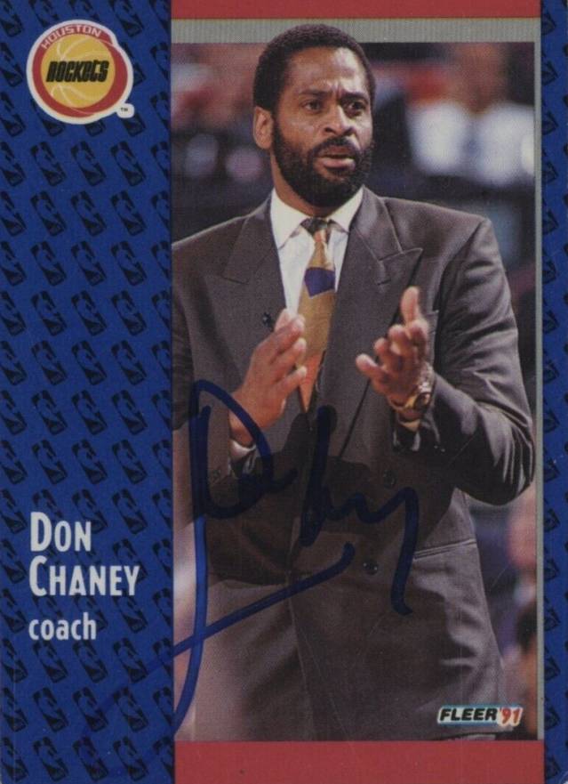 1991 Fleer Don Chaney #73 Basketball Card