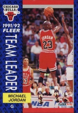 1991 Fleer Michael Jordan #375 Basketball Card