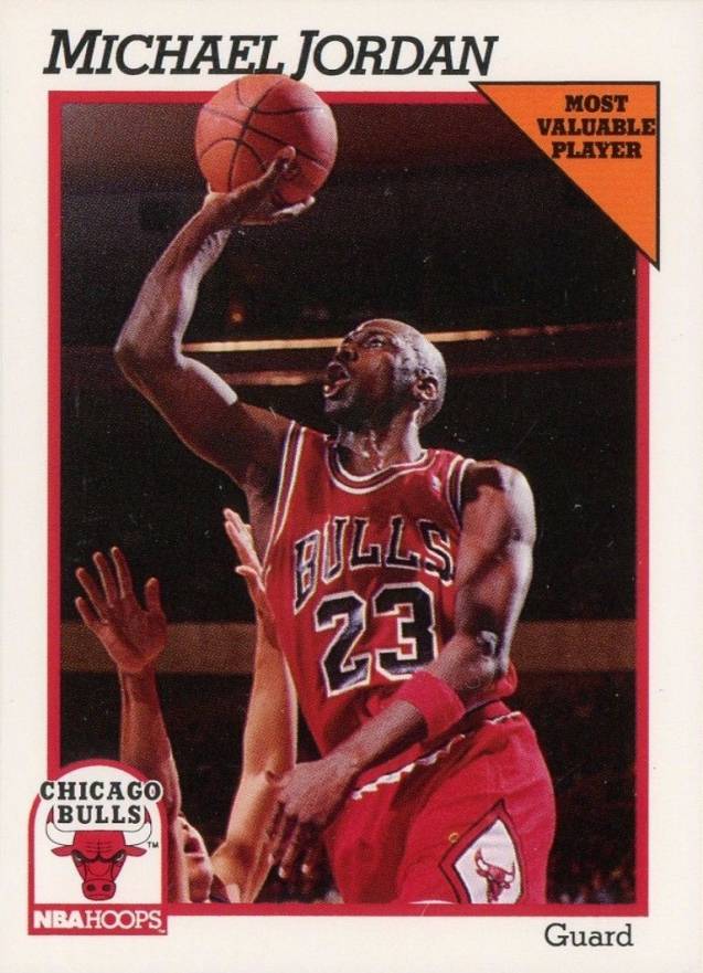 1991 Hoops Michael Jordan #30 Basketball Card