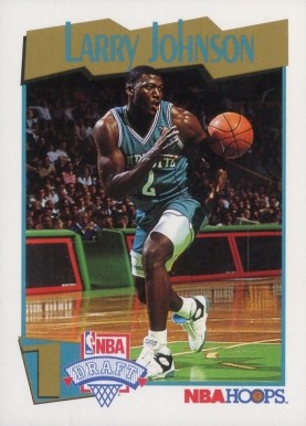 1991 Hoops Larry Johnson #546 Basketball Card
