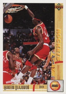 1991 Upper Deck Hakeem Olajuwon #254 Basketball Card