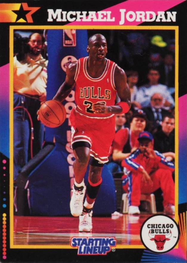 1992 Kenner Starting Lineup Michael Jordan #15 Basketball Card