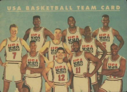 1992 Skybox USA Plastic Team Card #Team Basketball Card