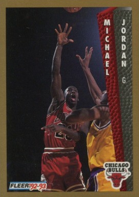 1992 Fleer Michael Jordan #32 Basketball Card