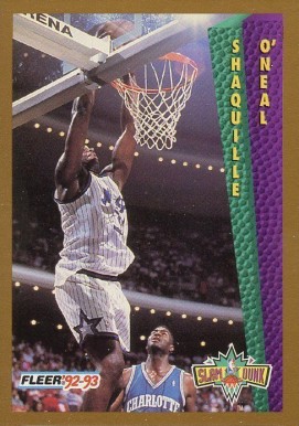 1992 Fleer Shaquille O'Neal #298 Basketball Card