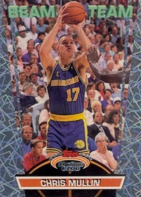 1992 Stadium Club Beam Team Chris Mullin #6 Basketball Card