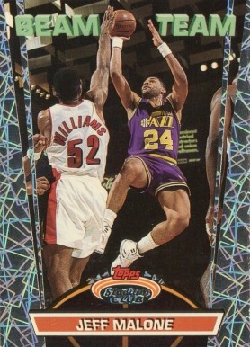 1992 Stadium Club Beam Team Jeff Malone #10 Basketball Card