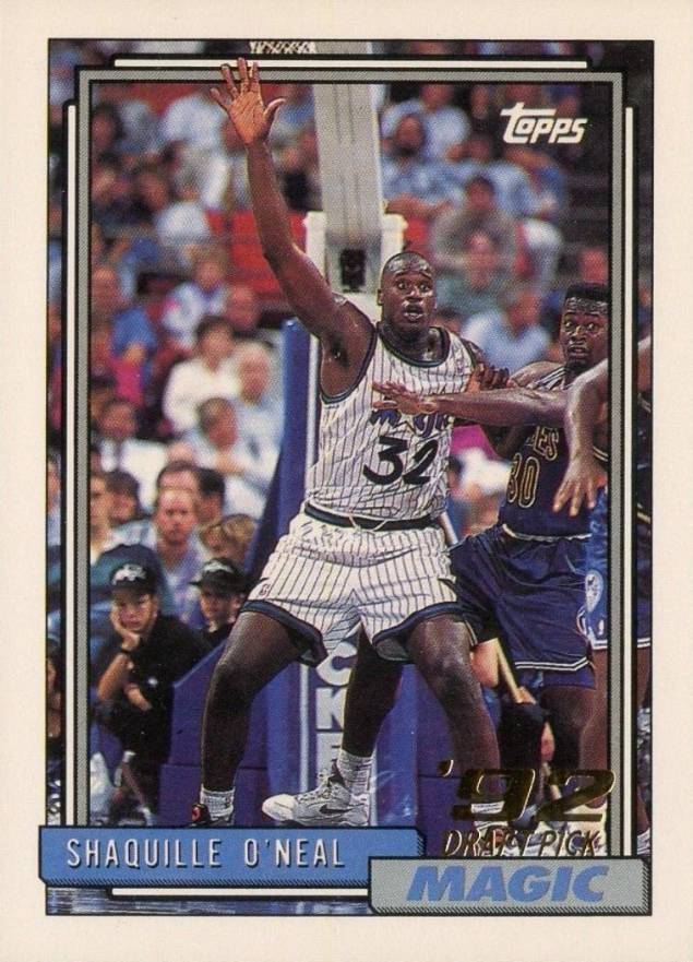 1992 Topps Shaquille O'Neal #362 Basketball Card