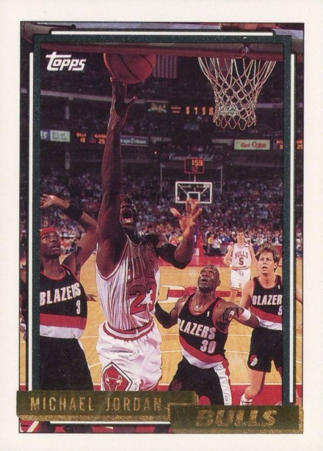 1992 Topps Gold Michael Jordan #141 Basketball Card