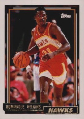 1992 Topps Gold Dominique Wilkins #35 Basketball Card