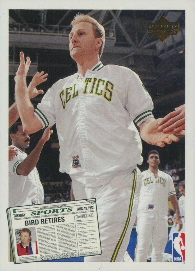 1992 Upper Deck Larry Bird/Magic Johnson #SP1 Basketball Card