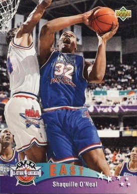 1992 Upper Deck Shaquille O'Neal #424 Basketball Card