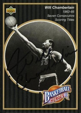 1992 Upper Deck Wilt Chamberlain Heroes 1960-66 Seven Consecutive Scoring Titles #15 Basketball Card