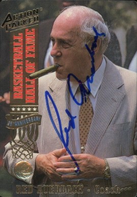1993 Action Packed Hall of Fame Red Auerbach #11 Basketball Card