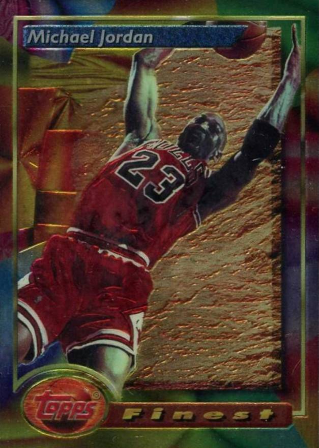 1993 Finest Michael Jordan #1 Basketball Card