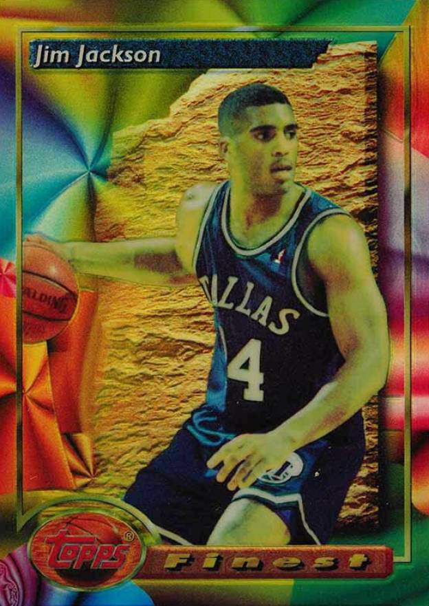 1993 Finest Jim Jackson #136 Basketball Card