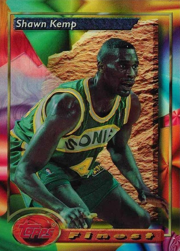 1993 Finest Shawn Kemp #136 Basketball Card