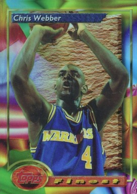 1993 Finest Chris Webber #212 Basketball Card